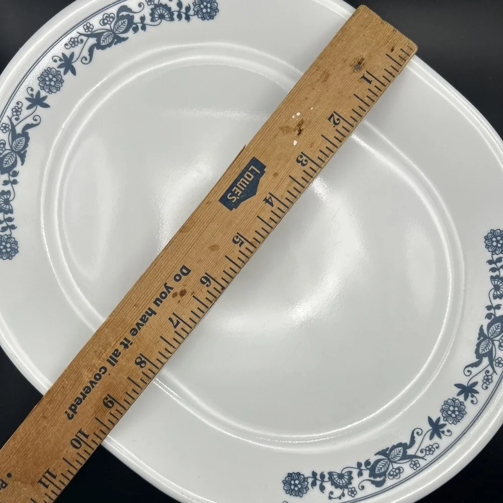 Vtg Corelle SERVING PLATTER Old Town Blue, 10